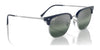 Ray-Ban NEW CLUBMASTER RB4416 Sunglasses / Black On Gold №601/31 / Green (3N 13.2%) / Size 51