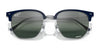 Ray-Ban NEW CLUBMASTER RB4416 Sunglasses / Black On Gold №601/31 / Green (3N 13.2%) / Size 51