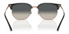 Ray-Ban NEW CLUBMASTER RB4416 Sunglasses / Black On Gold №601/31 / Green (3N 13.2%) / Size 51