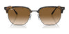 Ray-Ban NEW CLUBMASTER RB4416 Sunglasses / Black On Gold №601/31 / Green (3N 13.2%) / Size 51
