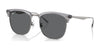 Ray-Ban RB4418D Sunglasses | Size 56 / Transparent Grey On Gunmetal №679281 / Dark Grey (Polarized) (3P 11.6%)