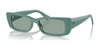 Ray-Ban TERU RB4425F Sunglasses | Size 54 / Algae Green №676282 / Petrol Green (2N 26.4%)