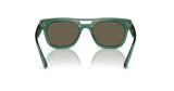 Ray-Ban PHIL RB4426 Sunglasses in size 54 boast a square silhouette and wide arms, made from bio-based acetate, with dark lenses against a white background.