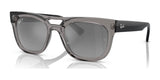 Ray-Ban PHIL RB4426 sunglasses in gray, featuring dark lenses and a sleek design on a white background, offer UV protection. Size: 54.