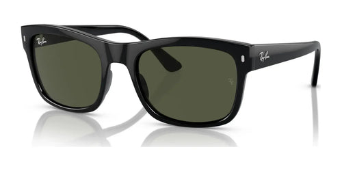 Ray-Ban RB4428 Sunglasses / Size 56 / Black №601/31 / Green (3N 13.2%)