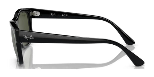 Ray-Ban RB4428 Sunglasses / Size 56 / Black №601/31 / Green (3N 13.2%)