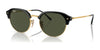 Ray-Ban RB4429 Sunglasses / Black On Gold №601/31 / Green (3N 13.2%) / Size 53