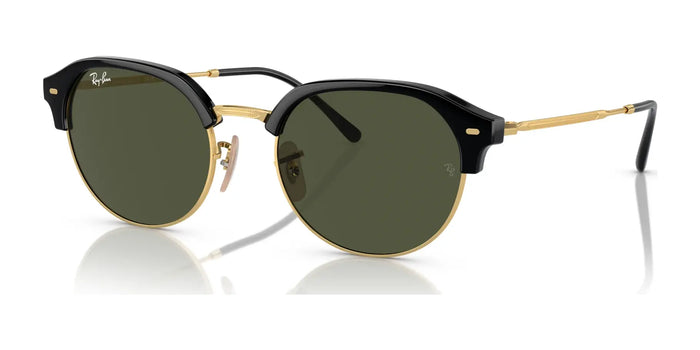 Ray-Ban RB4429 Sunglasses / Black On Gold №601/31 / Green (3N 13.2%) / Size 53