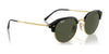 Ray-Ban RB4429 Sunglasses / Black On Gold №601/31 / Green (3N 13.2%) / Size 53