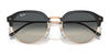 Ray-Ban RB4429 Sunglasses / Black On Gold №601/31 / Green (3N 13.2%) / Size 53