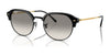Ray-Ban RB4429 Sunglasses / Black On Gold №672332 / Clear/Grey (2N 33.3%) / Size 53