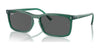 Ray-Ban RB4435 Sunglasses / Transparent Green №6615B1 / Dark Grey (3N 15.30%) / Size 56