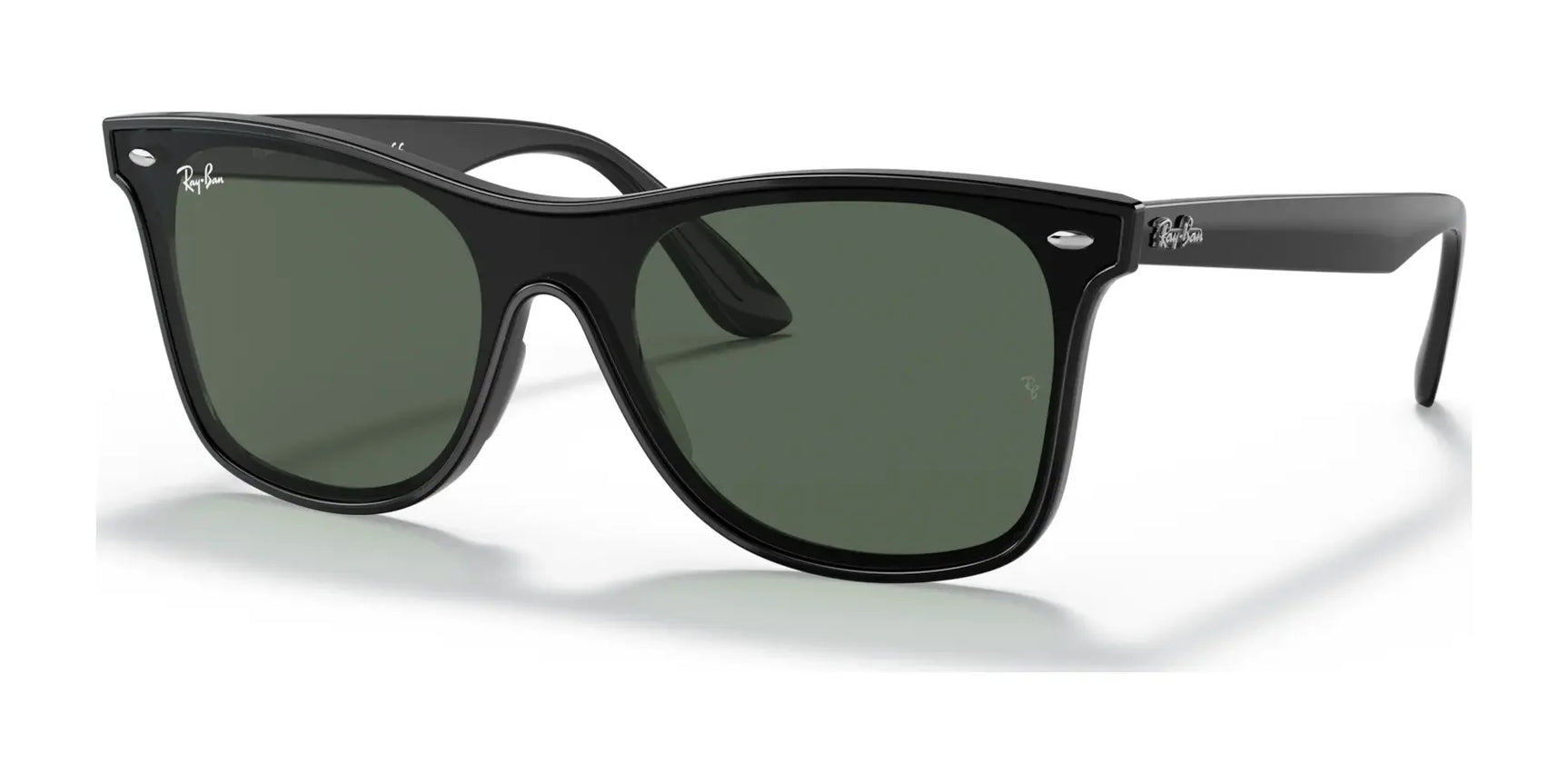 Ray-Ban BLAZE WAYFARER RB4440N Sunglasses Black / Green