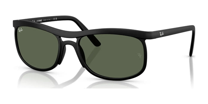 Ray-Ban RB4452 Sunglasses / Sand Black №601S71 / Dark Green (3N 14.0%) / Size 56