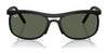Ray-Ban RB4452 Sunglasses / Sand Black №601S71 / Dark Green (3N 14.0%) / Size 56