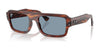 Ray-Ban LUKAS RB4454 Sunglasses / Striped Havana №139856 / Blue (2N 31%) / Size 53