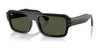 Ray-Ban LUKAS RB4454 Sunglasses / Black №667731 / Green (3N 13.2%) / Size 53