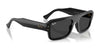 Ray-Ban LUKAS RB4454 Sunglasses / Black №667731 / Green (3N 13.2%) / Size 53