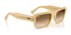 Ray-Ban LUKAS RB4454 Sunglasses / Black №667731 / Green (3N 13.2%) / Size 53