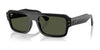 Ray-Ban LUKAS RB4454F Sunglasses | Size 53 / Black №667731 / Green (3N 13.2%)