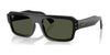 Ray-Ban FLACKO RB4454F Sunglasses | Size 53 / Black №667731 / Green (3N 13.2%)