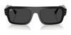 Ray-Ban LUKAS RB4454F Sunglasses | Size 53 / Black №667731 / Green (3N 13.2%)