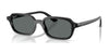 Ray-Ban ZURI RB4455 Sunglasses / Black №667781 / Dark Grey (Polarized) (3P 10%) / Size 49