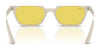 Ray-Ban ZAYA RB4456 Sunglasses / Cloudy Natural Pink №681182 / Dark Green (2N 19.6%) / Size 50
