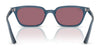 Ray-Ban ZAYA RB4456 Sunglasses / Cloudy Natural Pink №681182 / Dark Green (2N 19.6%) / Size 50