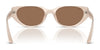 Ray-Ban RB4457D Sunglasses | Size 55 / Opal Beige №678673 / Dark Brown (3N 13.3%)