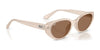 Ray-Ban RB4457D Sunglasses | Size 55 / Opal Beige №678673 / Dark Brown (3N 13.3%)