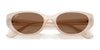 Ray-Ban RB4457D Sunglasses | Size 55 / Opal Beige №678673 / Dark Brown (3N 13.3%)