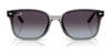 Ray-Ban RB4461D Sunglasses | Size 64 / Black №601/80 / Blue (2N 36.9%)