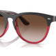 Grey On Transparent Red №663113