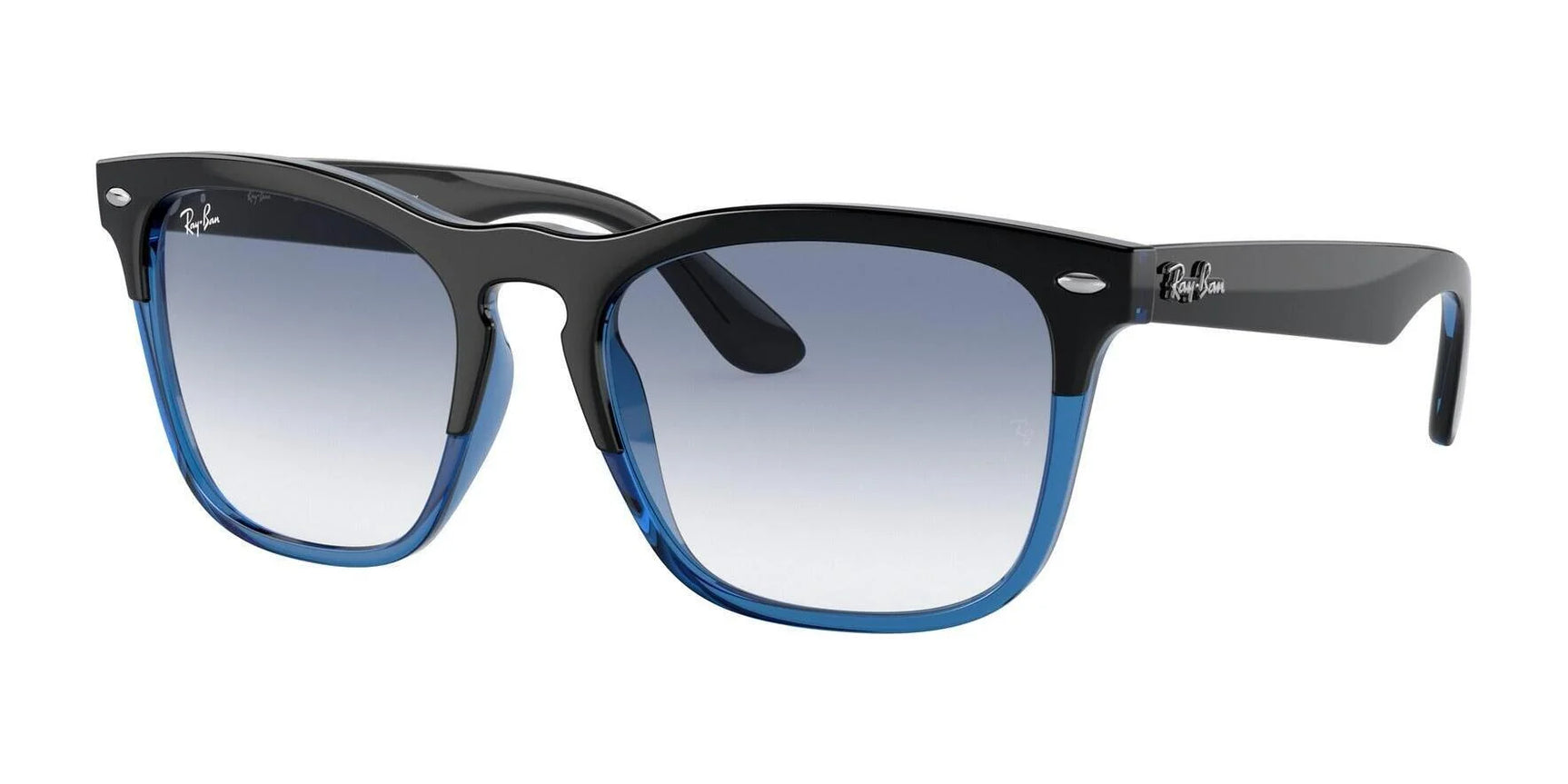 Ray-Ban STEVE RB4487 Sunglasses Black On Blue / Blue