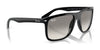 Ray-Ban BOYFRIEND TWO RB4547 Sunglasses / Black №601/58 / Green (Polarized) (3P 11%) / Size 57