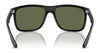Ray-Ban BOYFRIEND TWO RB4547 Sunglasses / Black №601/58 / Green (Polarized) (3P 11%) / Size 57
