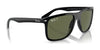 Ray-Ban BOYFRIEND TWO RB4547 Sunglasses / Black №601/58 / Green (Polarized) (3P 11%) / Size 57