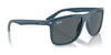Ray-Ban BOYFRIEND TWO RB4547 Sunglasses / Black №601/58 / Green (Polarized) (3P 11%) / Size 57