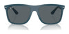 Ray-Ban BOYFRIEND TWO RB4547 Sunglasses / Black №601/58 / Green (Polarized) (3P 11%) / Size 57