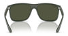 Ray-Ban BOYFRIEND TWO RB4547 Sunglasses / Black №601/58 / Green (Polarized) (3P 11%) / Size 57