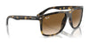 Ray-Ban BOYFRIEND TWO RB4547 Sunglasses / Black №601/58 / Green (Polarized) (3P 11%) / Size 57