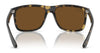 Ray-Ban BOYFRIEND TWO RB4547 Sunglasses / Black №601/58 / Green (Polarized) (3P 11%) / Size 57