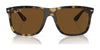 Ray-Ban BOYFRIEND TWO RB4547 Sunglasses / Black №601/58 / Green (Polarized) (3P 11%) / Size 57
