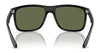 Ray-Ban BOYFRIEND TWO RB4547F Sunglasses | Size 60 / Black №601/58 / Green (Polarized) (3P 11%)