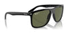 Ray-Ban BOYFRIEND TWO RB4547F Sunglasses | Size 60 / Black №601/58 / Green (Polarized) (3P 11%)