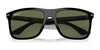Ray-Ban BOYFRIEND TWO RB4547F Sunglasses | Size 60 / Black №601/58 / Green (Polarized) (3P 11%)