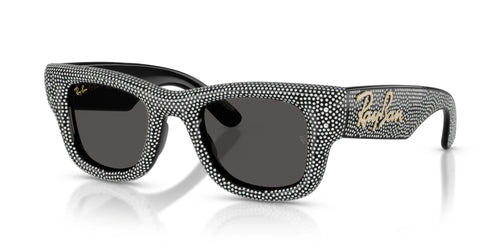 Ray-Ban WAYFARER PUFFER RB4940BP Sunglasses / Size 47 / Black & Strass Pave №686587 / Ultra Black (3N 10.1%)