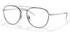 Ray-Ban RB6414 Eyeglasses | Size 55 / Polished Black On Silver / Size 55