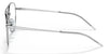 Ray-Ban RB6414 Eyeglasses | Size 55 / Polished Black On Silver / Size 55